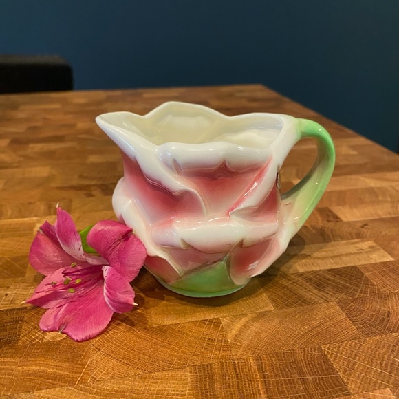 Vintage 1950s Countess Rose Creamer with original label - Made in Japan - Picture 4 of 6